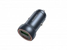 АЗУ TYPE-C BOROFONE BZ32A 3A PD30W+QC3.0 серый металл - фото