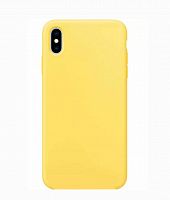 Чехол-накладка для iPhone XR VEGLAS SILICONE CASE закрытый желтый (4) - фото