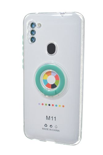 Чехол-накладка для Samsung M115F M11 NEW RING TPU бирюзовый оптом, в розницу Центр Компаньон фото 2