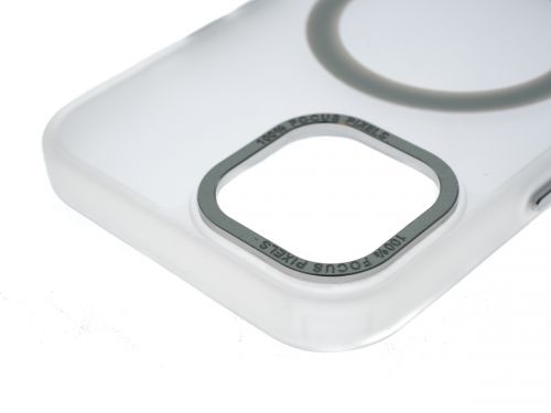 Чехол-накладка для iPhone 15 VEGLAS Fog Magnetic белый - фото фото 3