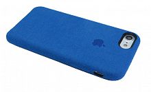Купить Чехол-накладка для iPhone 7/8/SE ALCANTARA CASE синий оптом, в розницу в ОРЦ Компаньон
