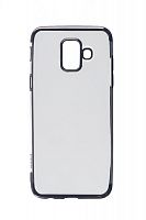 Купить Чехол-накладка для Samsung A600 A6 2018 ELECTROPLATED TPU DOKA черный оптом, в розницу в ОРЦ Компаньон