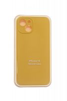 Купить Чехол-накладка для iPhone 14 SILICONE CASE Защита камеры желтый (4) оптом, в розницу в ОРЦ Компаньон