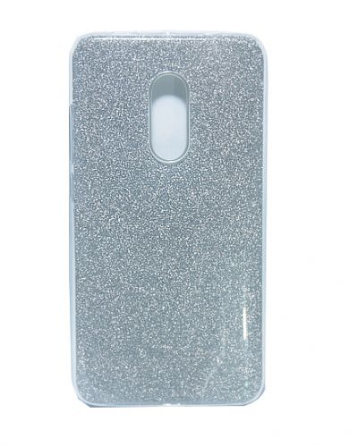 Чехол-накладка для XIAOMI Redmi Note 4X JZZS Shinny 3в1 TPU серебро - оптовая продажа Чехол-накладка для XIAOMI Redmi Note 4X JZZS Shinny 3в1 TPU серебро - фото