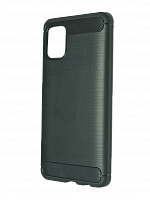 Купить Чехол-накладка для Samsung A315F A31 BECATION CARBON FIBER TPU ANTISHOCK черный оптом, в розницу в ОРЦ Компаньон
