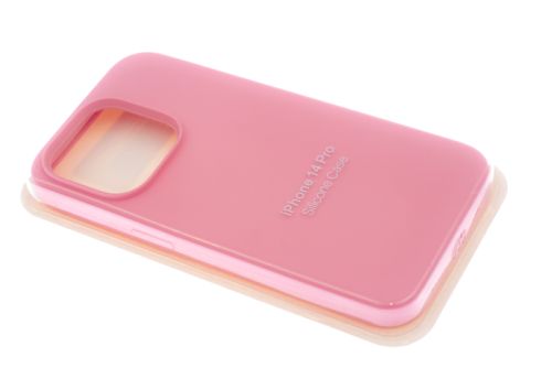 Чехол-накладка для iPhone 14 Pro SILICONE CASE закрытый розовый (6) оптом, в розницу Центр Компаньон фото 2