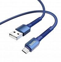 Купить Кабель USB-Micro USB HOCO X71 Especial 2.4A 1.0м синий оптом, в розницу в ОРЦ Компаньон