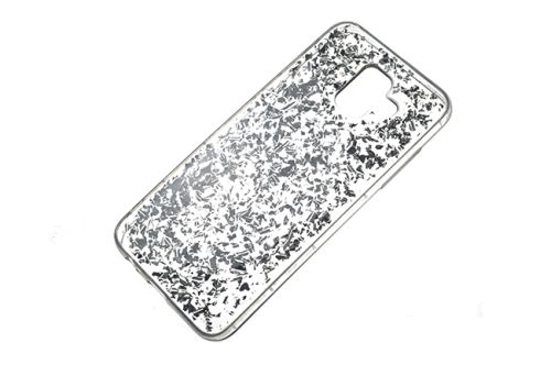 Чехол-накладка для Samsung A600 A6 2018 GLITTER TPU серебро оптом, в розницу Центр Компаньон фото 2
