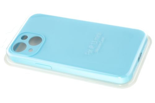 Чехол-накладка для iPhone 13 Mini VEGLAS SILICONE CASE NL Защита камеры светло-голубой (43) оптом, в розницу Центр Компаньон фото 2