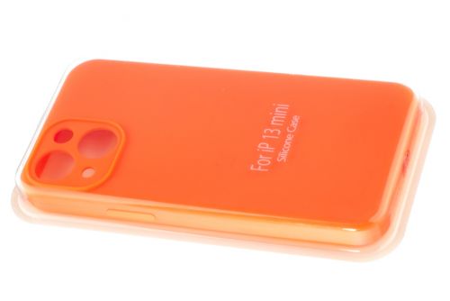 Чехол-накладка для iPhone 13 Mini VEGLAS SILICONE CASE Защита камеры коралловый (27) - фото фото 2