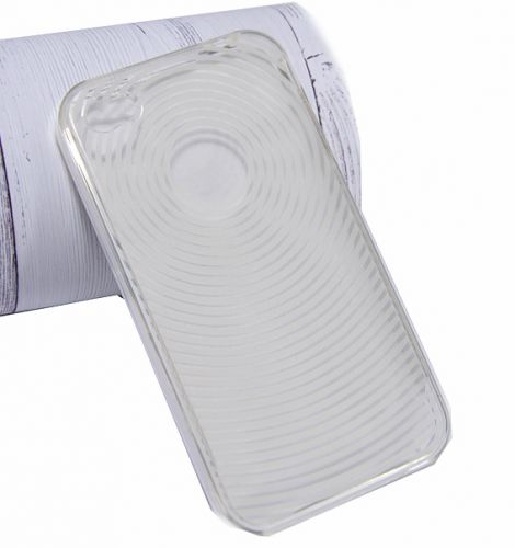 Чехол-накладка для iPhone 4/4S PROLIFE CLIP CASE комф круги бесцв - фото