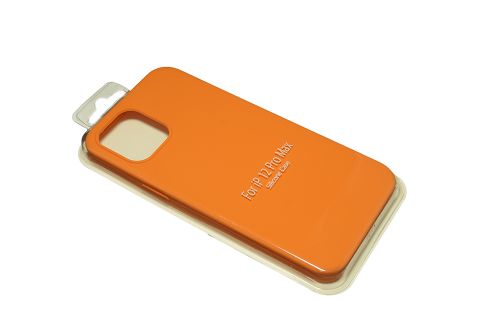 Чехол-накладка для iPhone 12 Pro Max VEGLAS SILICONE CASE NL закрытый персиковый (2) оптом, в розницу Центр Компаньон фото 2