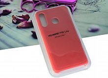 Чехол-накладка для HUAWEI P30 Lite SILICONE CASE красный (1) - фото