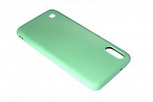 Чехол-накладка для Samsung A105F A10 SOFT TOUCH TPU ЛОГО зеленый - фото