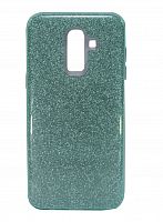 Чехол-накладка для Samsung J810F J8 2018 JZZS Shinny 3в1 TPU зеленая - фото