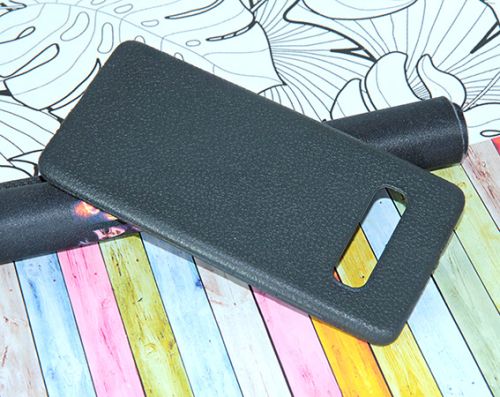 Чехол-накладка для Samsung G975F S10 Plus FASHION LITCHI TPU черный оптом, в розницу Центр Компаньон фото 3