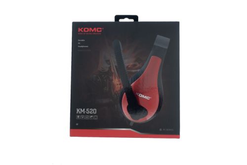 Наушники проводные KOMC KM-520 GAME головные белый оптом, в розницу Центр Компаньон фото 3