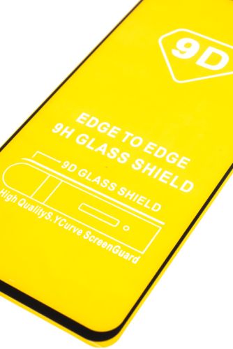 Защитное стекло для Realme C25S FULL GLUE (желтая основа) пакет черный оптом, в розницу Центр Компаньон фото 2