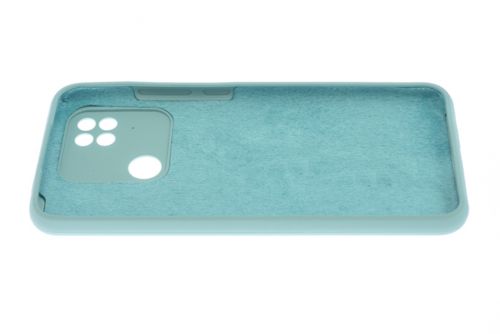 Чехол-накладка для XIAOMI Redmi 10A SILICONE CASE OP закрытый бирюзовый (2) - фото фото 3