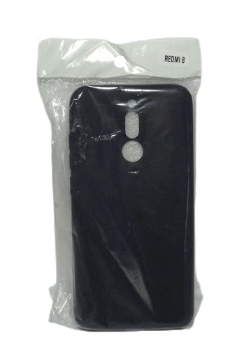 Чехол-накладка для XIAOMI Redmi 8 FASHION TPU матовый черный оптом, в розницу Центр Компаньон фото 2