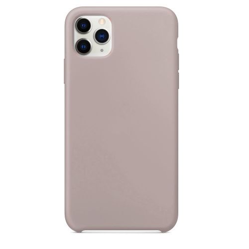 Чехол-накладка для iPhone 11 Pro Max VEGLAS SILICONE CASE кремовый (11) - фото