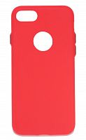 Чехол-накладка для iPhone 7/8/SE AiMee Отверстие красный - фото
