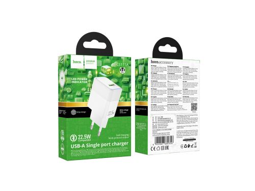 СЗУ USB HOCO CS111A QC3.0 черный - фото фото 5