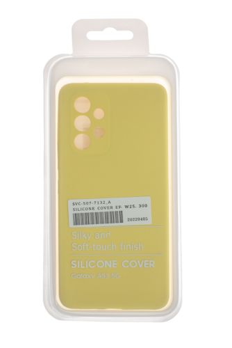 Чехол-накладка для Samsung A535F A53 SILICONE CASE OP закрытый желтый (20) оптом, в розницу Центр Компаньон фото 4