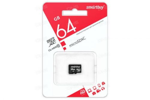 Карта памяти MicroSDХС 64GB Класс 10 Smart Buy UHS-1 без адаптера - оптовая продажа Карта памяти MicroSDХС 64GB Класс 10 Smart Buy UHS-1 без адаптера - фото