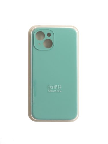 Чехол-накладка для iPhone 14 VEGLAS SILICONE CASE Защита камеры светло-бирюзовый (44) - оптовая продажа фото 2 Чехол-накладка для iPhone 14 VEGLAS SILICONE CASE Защита камеры светло-бирюзовый (44) - фото фото 2