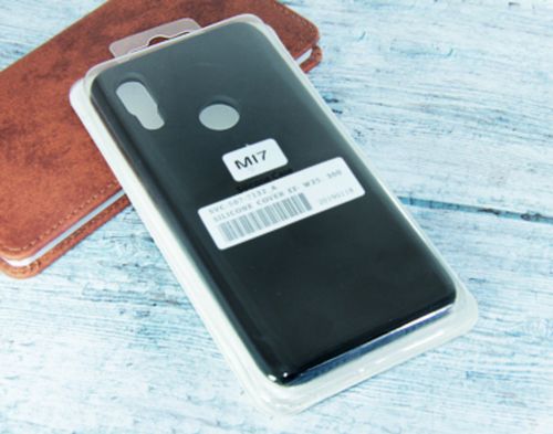 Чехол-накладка для XIAOMI Redmi 7 SILICONE CASE закрытый черный (3) - фото