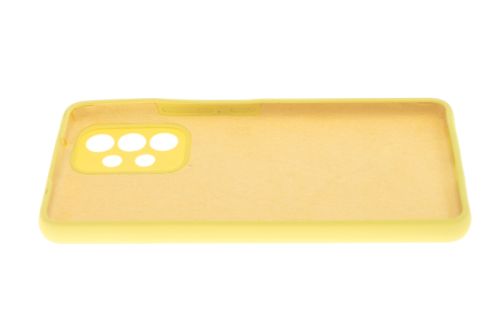 Чехол-накладка для Samsung A535F A53 SILICONE CASE OP закрытый желтый (20) оптом, в розницу Центр Компаньон фото 3