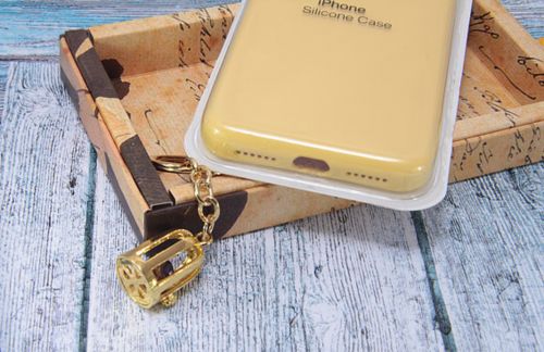 Чехол-накладка для iPhone 7/8 Plus SILICONE CASE закрытый желтый (4) - фото фото 2