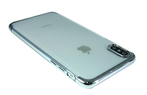 Чехол-накладка для iPhone XS Max ELECTROPLATED TPU DOKA серебро оптом, в розницу Центр Компаньон фото 2