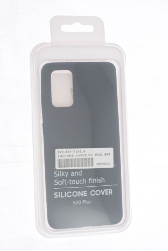 Чехол-накладка для Samsung G985 S20 Plus SILICONE CASE NL OP закрытый черный (3) оптом, в розницу Центр Компаньон фото 4