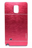 Чехол-накладка для Samsung N910C Note4 MOTOMO металл/пластик кра - фото