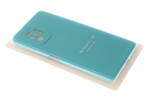Чехол-накладка для XIAOMI Redmi Note 10S SILICONE CASE закрытый бирюзовый (2) оптом, в розницу Центр Компаньон фото 2