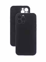 Чехол-накладка для iPhone 14 Pro VEGLAS SILICONE CASE Защита камеры (18) черный - фото