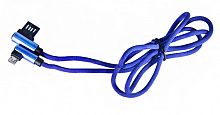 Купить Кабель USB-Micro USB Design L Weave1м синий оптом, в розницу в ОРЦ Компаньон