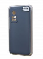 Чехол-накладка для XIAOMI Mi 10T VEGLAS SILICONE CASE закрытый темно-синий (8) - фото