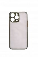 Чехол-накладка для iPhone 14 Pro Max VEGLAS Fog оливковый - фото