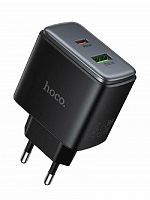СЗУ Type-C HOCO C158A Charm 3A PD45W QC3.0 черный - фото