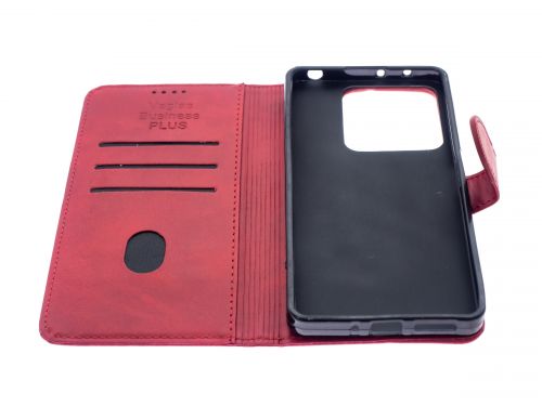 Чехол-книжка для XIAOMI Redmi Note 13 5G VEGLAS BUSINESS PLUS красный оптом, в розницу Центр Компаньон фото 3