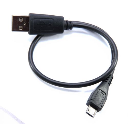 Кабель USB-Micro USB 20cm тех пак черный оптом, в розницу Центр Компаньон