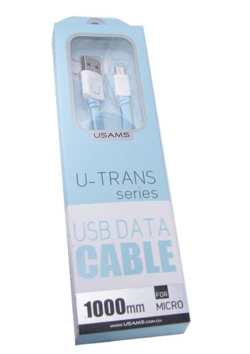 Кабель USB-Micro USB USAMS US-SJ020 U-TRANS 1м синий оптом, в розницу Центр Компаньон фото 4