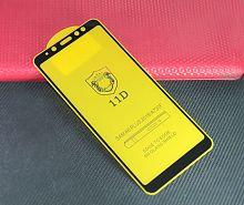 Купить Защитное стекло для Samsung A730F A8 plus FULL GLUE (желтая основа) пакет черный оптом, в розницу в ОРЦ Компаньон