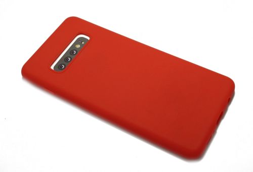 Чехол-накладка для Samsung G975F S10 Plus LATEX красный оптом, в розницу Центр Компаньон фото 3