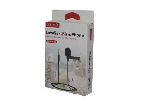 Петличный микрофон LAVALIER GL-119 Jack 3.5 черный оптом, в розницу Центр Компаньон фото 2