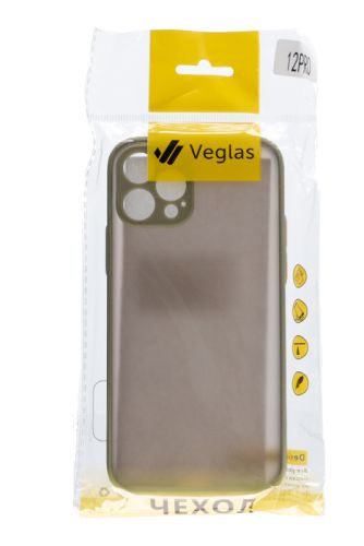 Чехол-накладка для iPhone 12 Pro VEGLAS Fog оливковый оптом, в розницу Центр Компаньон фото 3