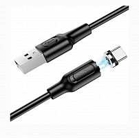 Купить Кабель USB Type-C BOROFONE BX41 Amiable magnetic 2.4A 1м черный оптом, в розницу в ОРЦ Компаньон